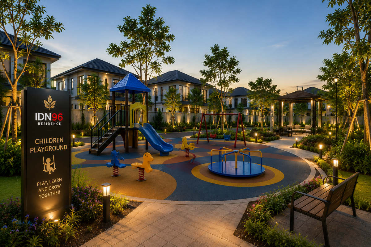 Gambar rancangan children playground IDN96 Residence