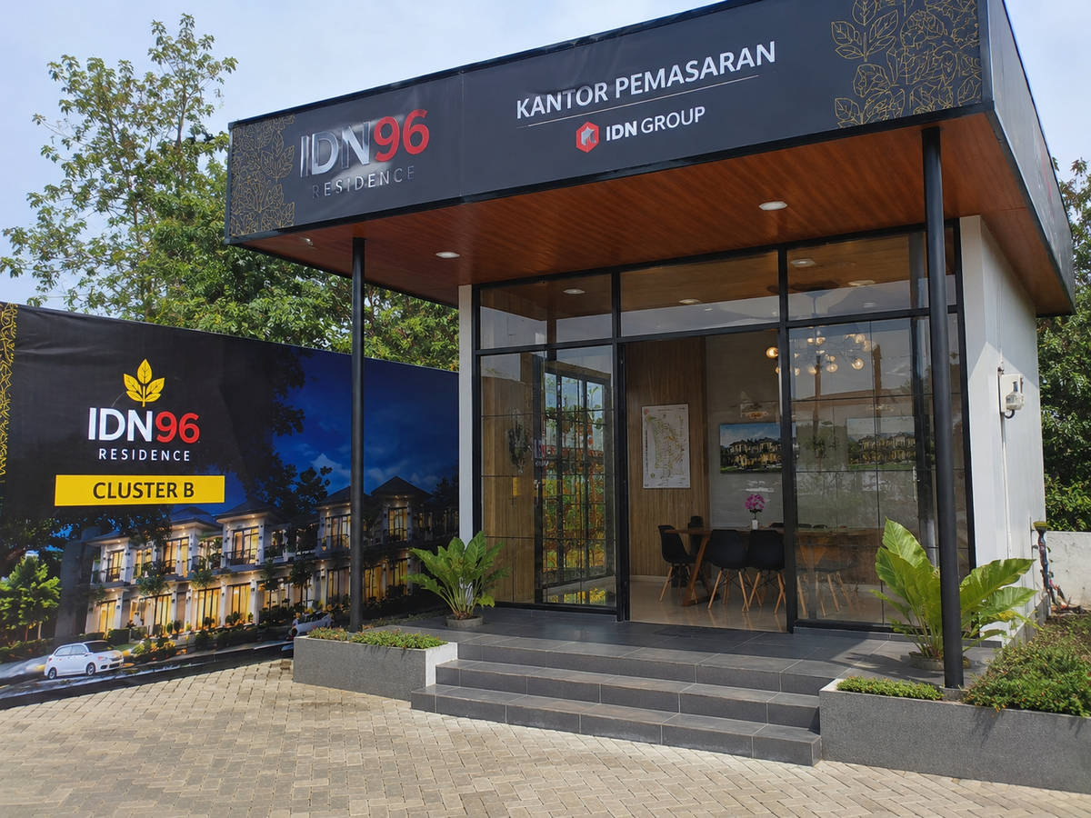 Gambar rancangan kantor pemasaran IDN96 Residence