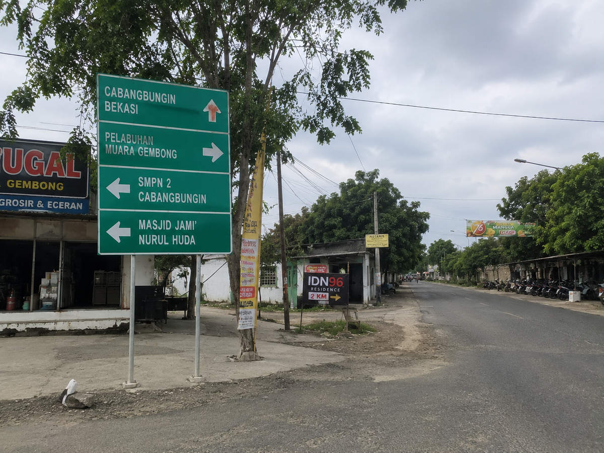 Gambar rancangan patokan menuju IDN96 Residence Kalidawir