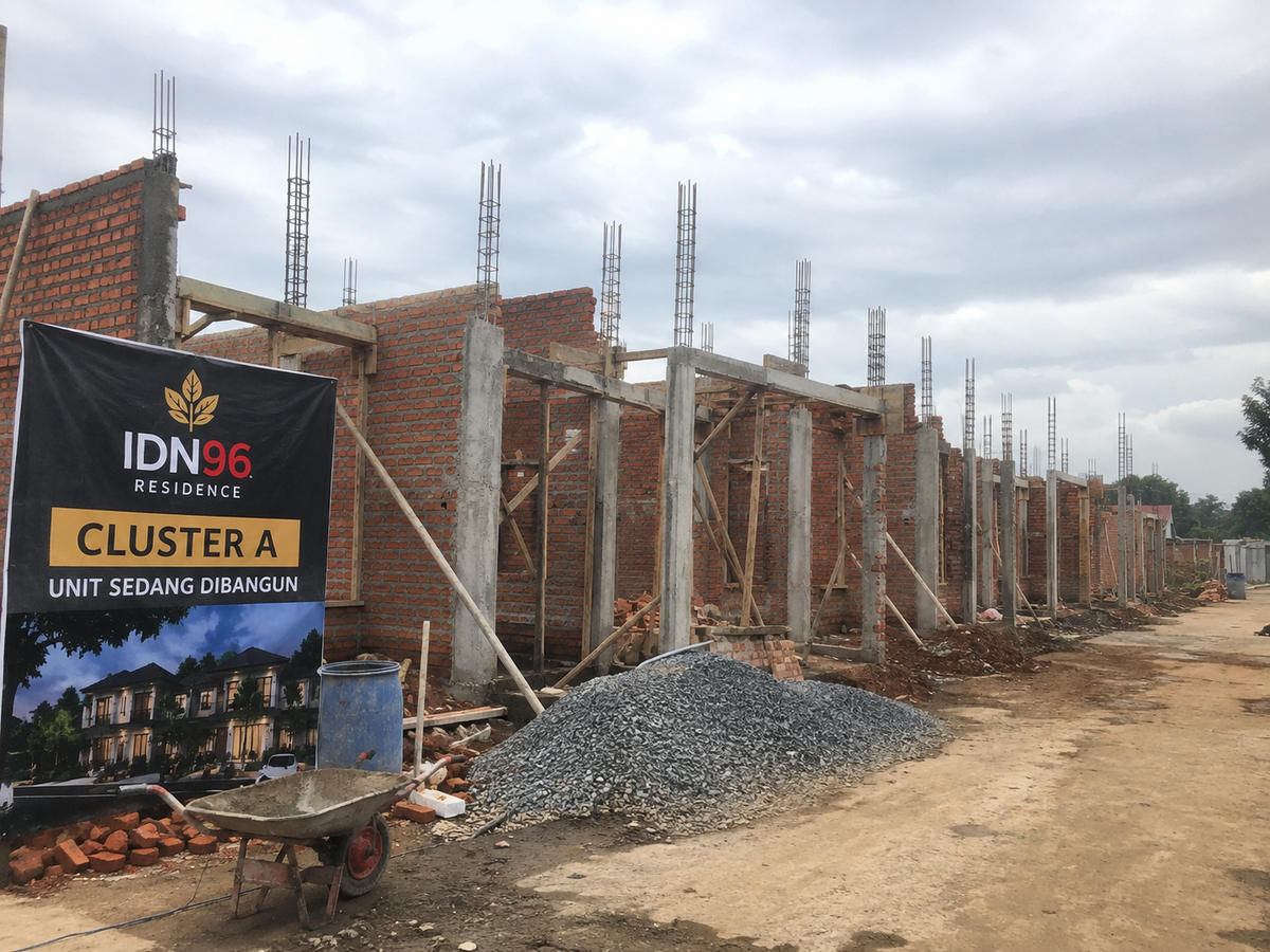 Gambar rancangan pembangunan unit Cluster A IDN96 Residence